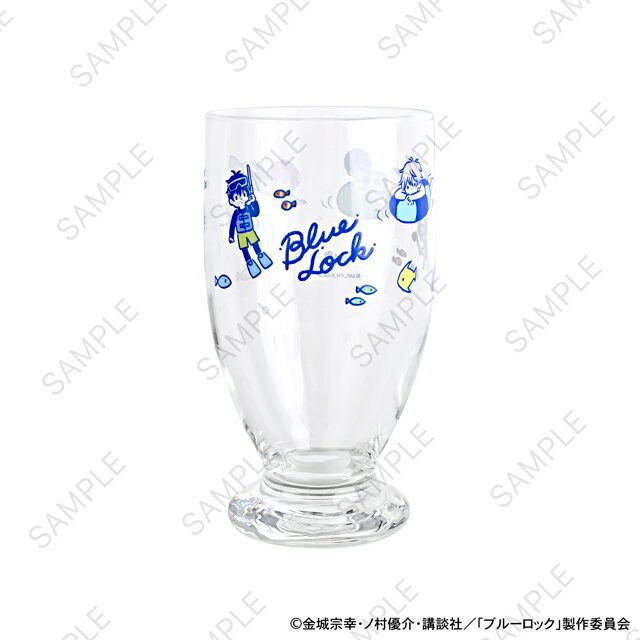 【新品/公式】 ブルーロック_ビィズニィズ　アデリアレトロ台付グラス（海水浴） 公式グッズ 公式ライセンス colleize コレイズ アニメ キャラクター グッズ