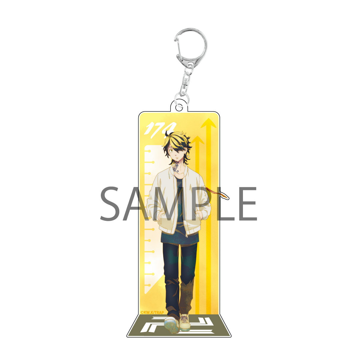 【新品/公式】 東京リベンジャーズ_せ?くらべアクリルキーホルダー_羽宮一虎 公式グッズ 公式ライセンス colleize コレイズ アニメ キャラクター グッズ
