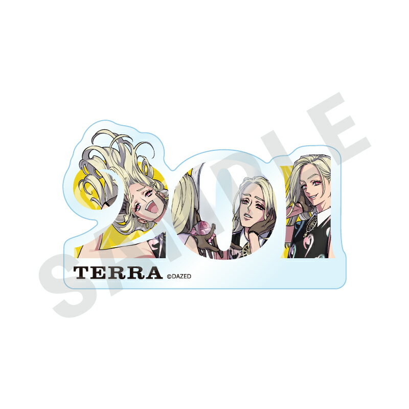 【新品/公式】 超人的シェアハウスストーリーカリスマ_ルームナンバーアクリルバッジ　テラ 公式グッズ 公式ライセンス colleize コレイズ アニメ キャラクター グッズ