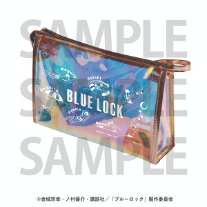 【新品/公式】 箱根小涌園ユネッサン×ブルーロック_オーロラポーチ 公式グッズ 公式ライセンス colleize コレイズ アニメ キャラクター グッズ