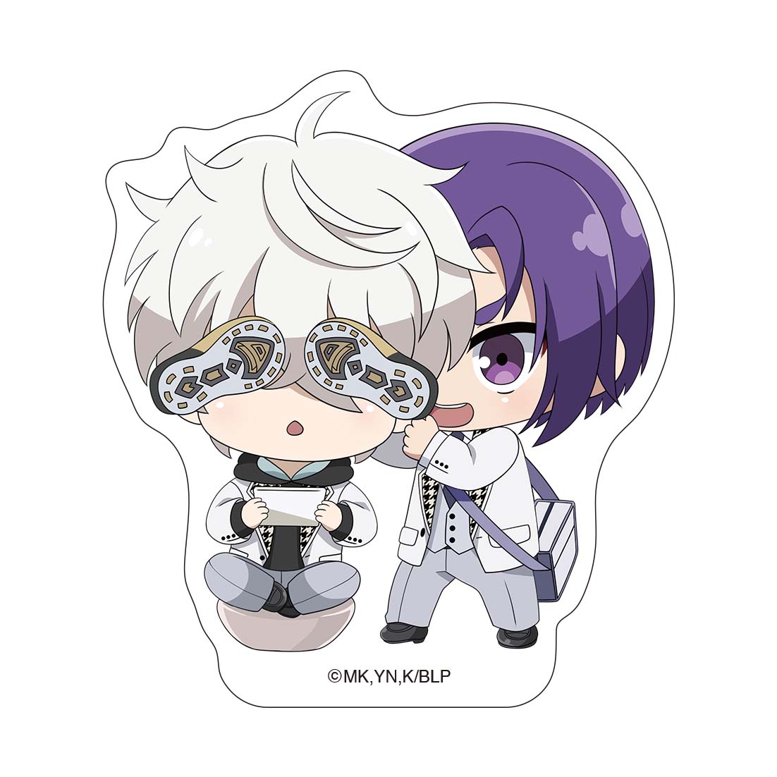 【新品/公式】 劇場版ブルーロック -EPISODE 凪-_ステッカー／凪 誠士郎＆御影 玲王 A 公式グッズ 公式ライセンス colleize コレイズ アニメ キャラクター グッズ