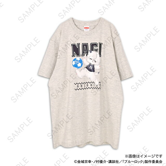 【新品/公式】 ブルーロック_Ms LUTRAコラボ ゆったりTシャツ(凪 誠士郎) 公式グッズ 公式ライセンス colleize コレイズ アニメ キャラクタ...