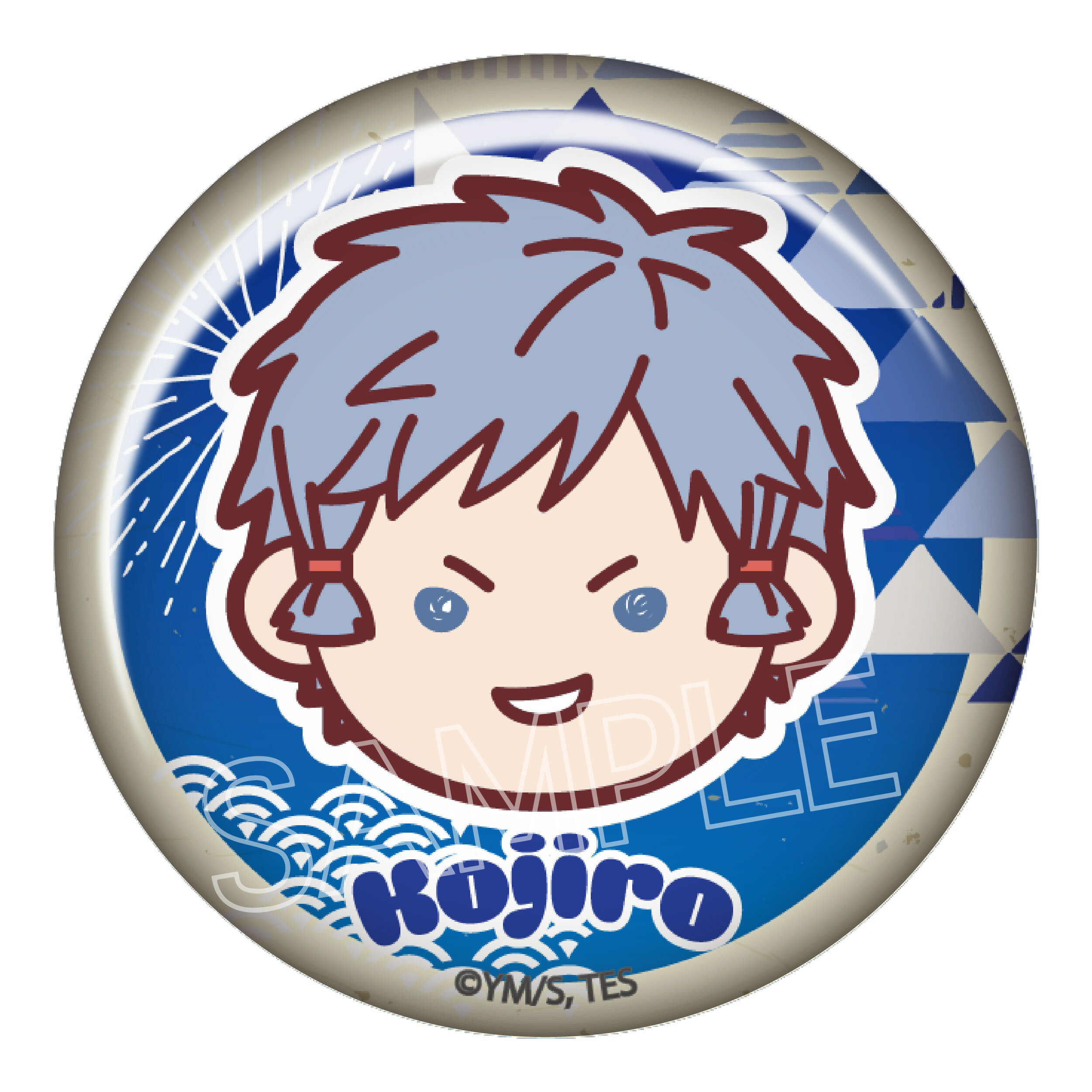 【新品/公式】 逃げ上手の若君_フェイスシリーズ 缶バッジ 弧次郎 公式グッズ 公式ライセンス colleize コレイズ アニメ キャラクター グッズ