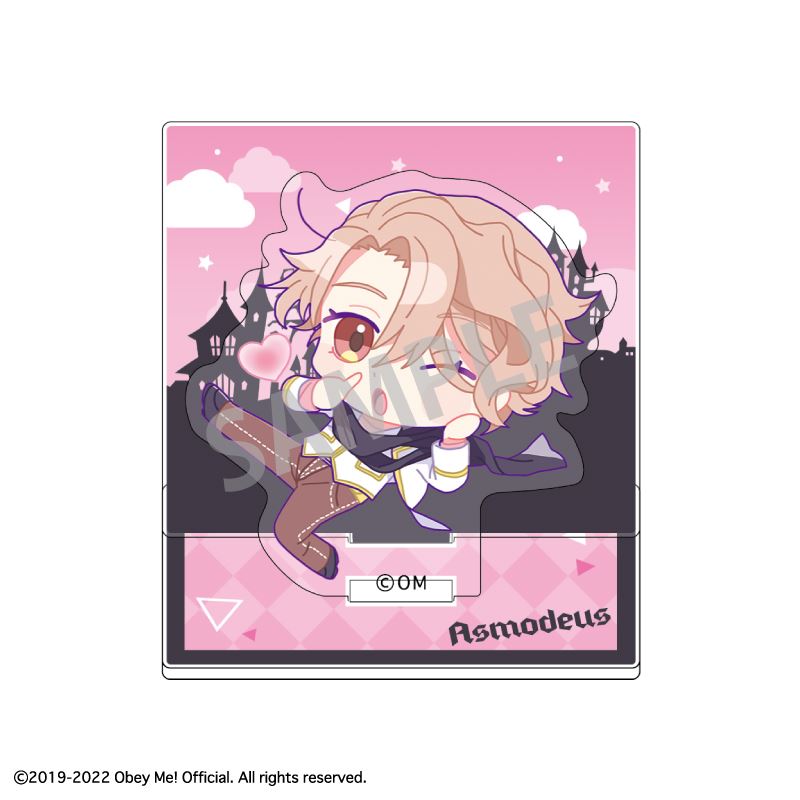 【新品/公式】 Obey Me!_アクリルスタンド/アスモデウス 公式グッズ 公式ライセンス colleize コレイズ アニメ キャラクター グッズ