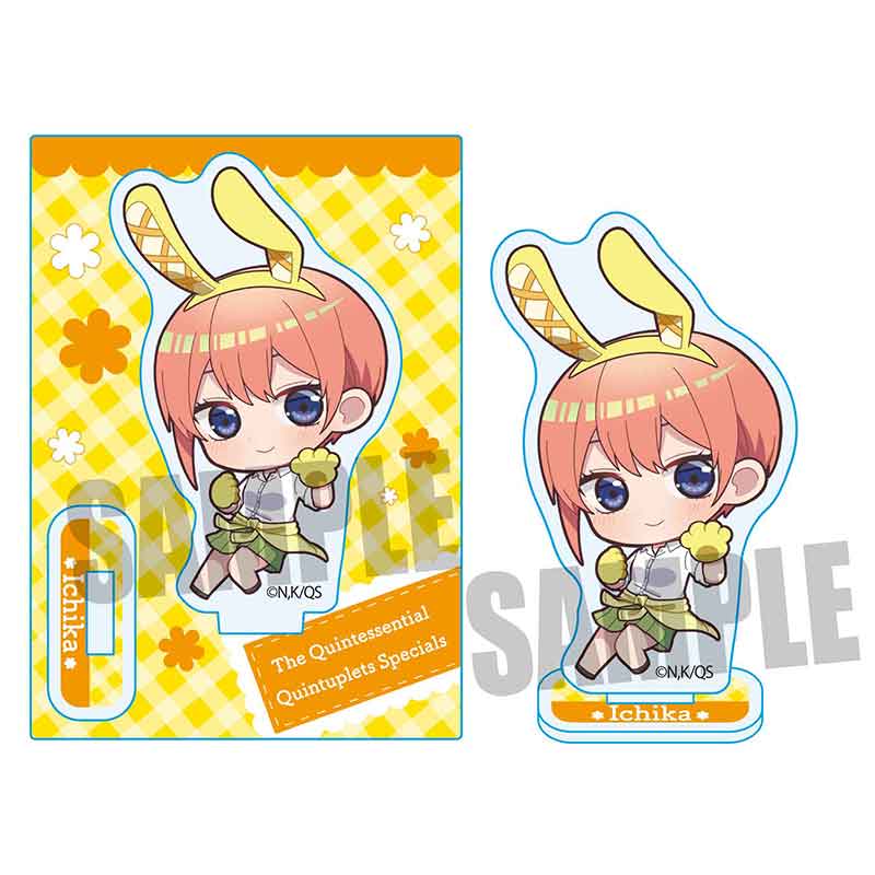 【新品/公式】 五等分の花嫁∽_ぷかっしゅミニスタンド/中野 一花 うさみみver. 公式グッズ 公式ライセンス colleize コレイズ アニメ キャラクター グッズ