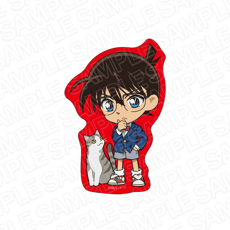 Rakuten - 【新品/公式】 名探偵コナン_ダイカットステッカー 江戸川コナン デフォルメねこ ver.3 公式グッズ 公式ライセンス colleize コレイズ アニメ キャラクター グッズ