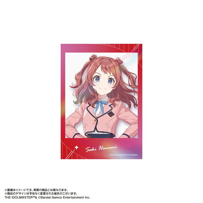 【新品/公式】 学園アイドルマスター_インスタントフォト風ダイカットステッカー 花海咲季 公式グッズ 公式ライセンス colleize コレイズ アニメ キャラクター グッズ