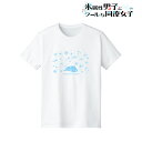 【新品/公式】 氷属性男子とクールな同僚女子_冬月さん&氷室くん モチーフTシャツレディース(サイズ/L) 公式グッズ 公式ライセンス colleize コレイ...