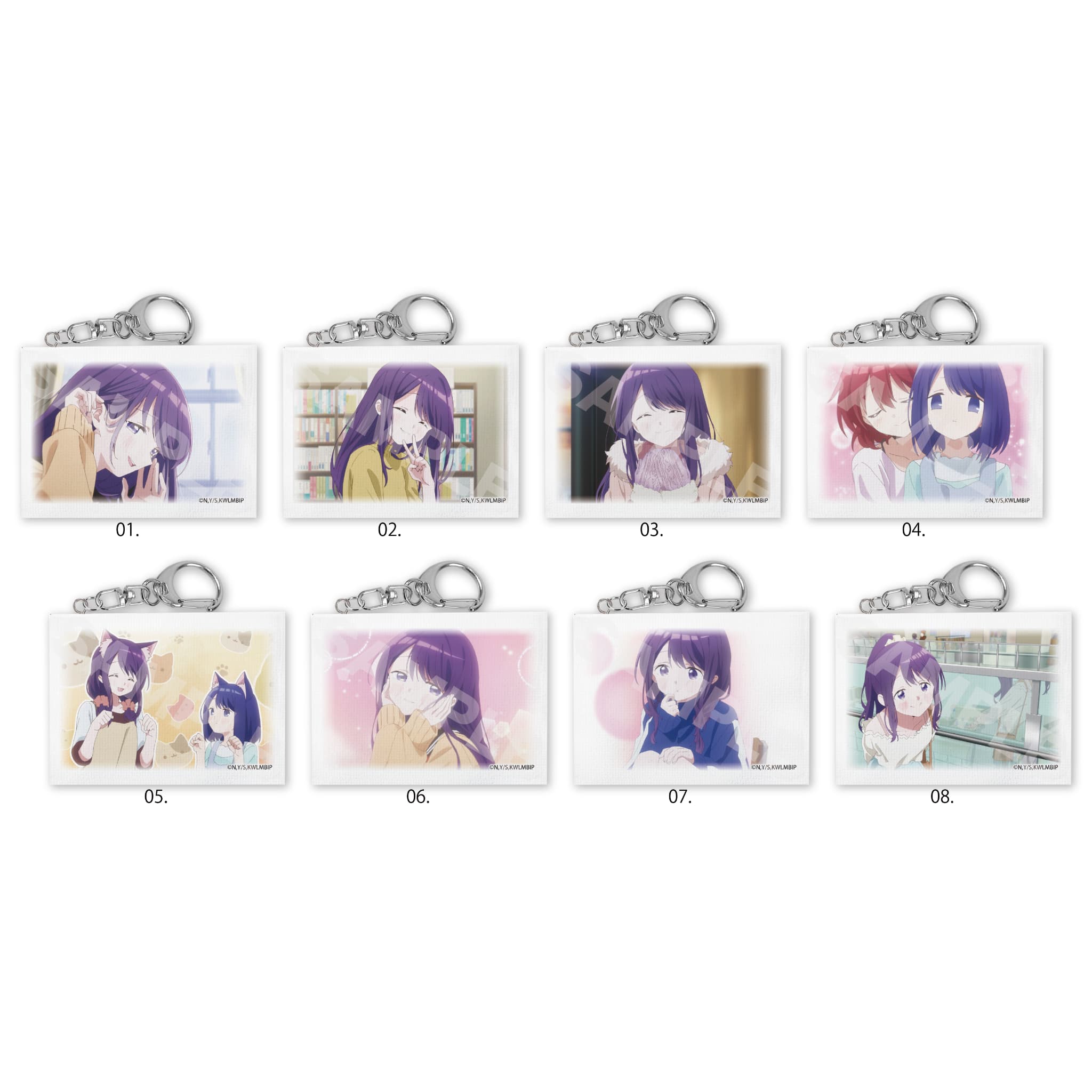 【新品/公式】 久保さんは僕を許さない_ミニチュアキャンバスキーホルダー /01 1BOX 公式グッズ 公式ライセンス colleize コレイズ アニメ キャラクター グッズ