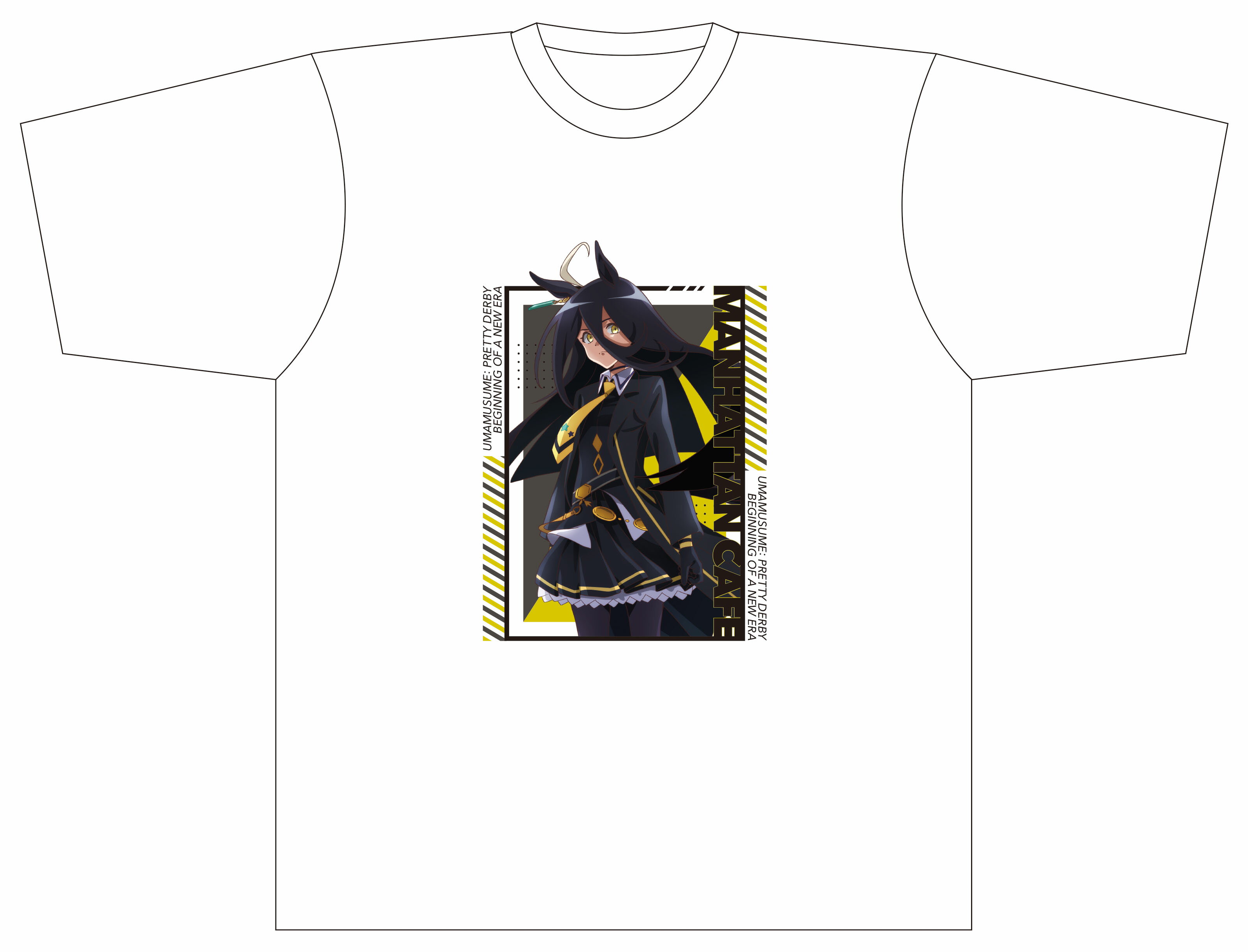 【新品/公式】 劇場版 ウマ娘 プリティーダービー 新時代の扉_Tシャツ／C：マンハッタンカフェ 公式グッズ 公式ライセンス colleize コレイズ アニメ キャラクター グッズ