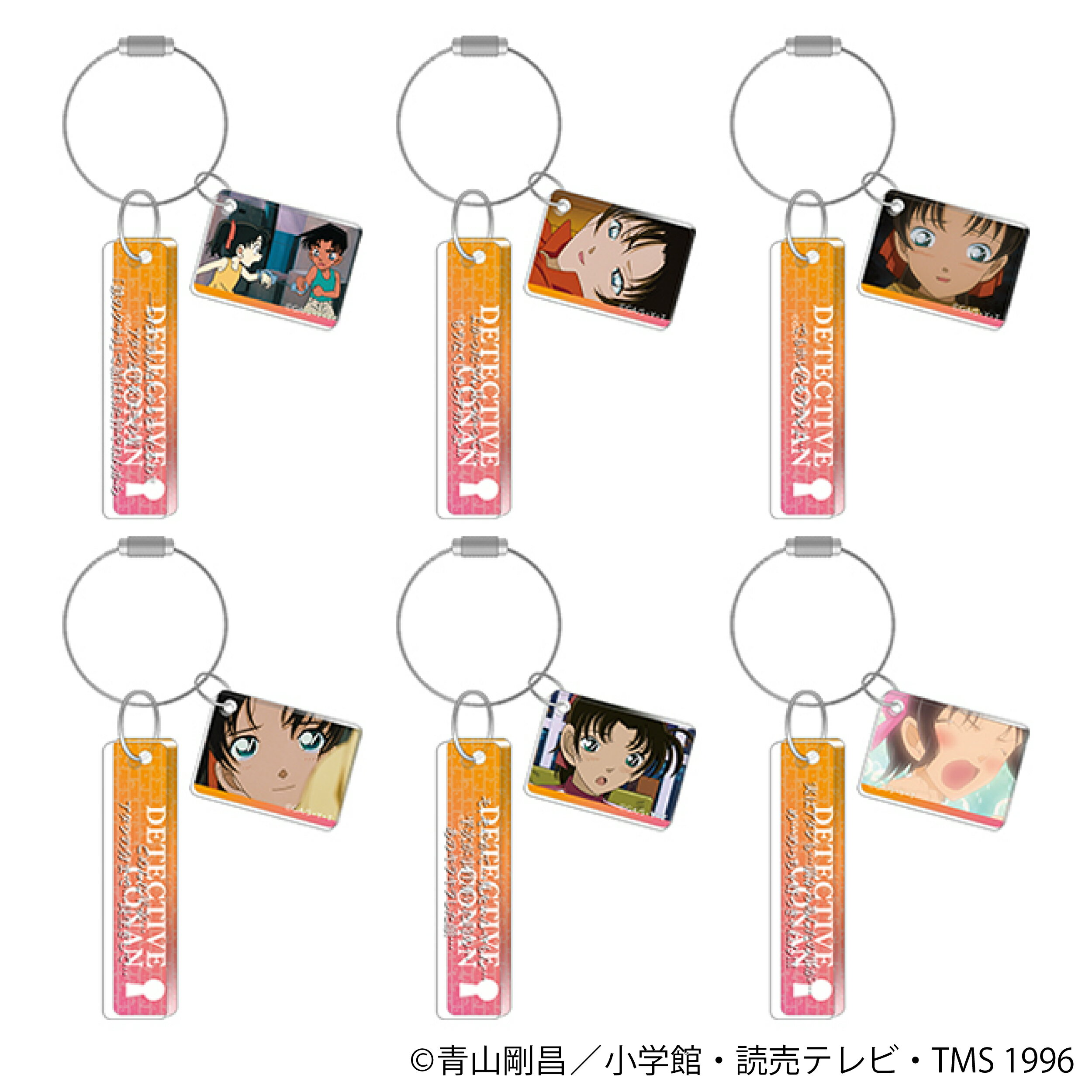 乐天商城 - 【新品/公式】 名探偵コナン_アクリルプレートコレクション／遠山和葉 【BOX／6パック入り】 公式グッズ 公式ライセンス colleize コレイズ アニメ キャラクター グッズ