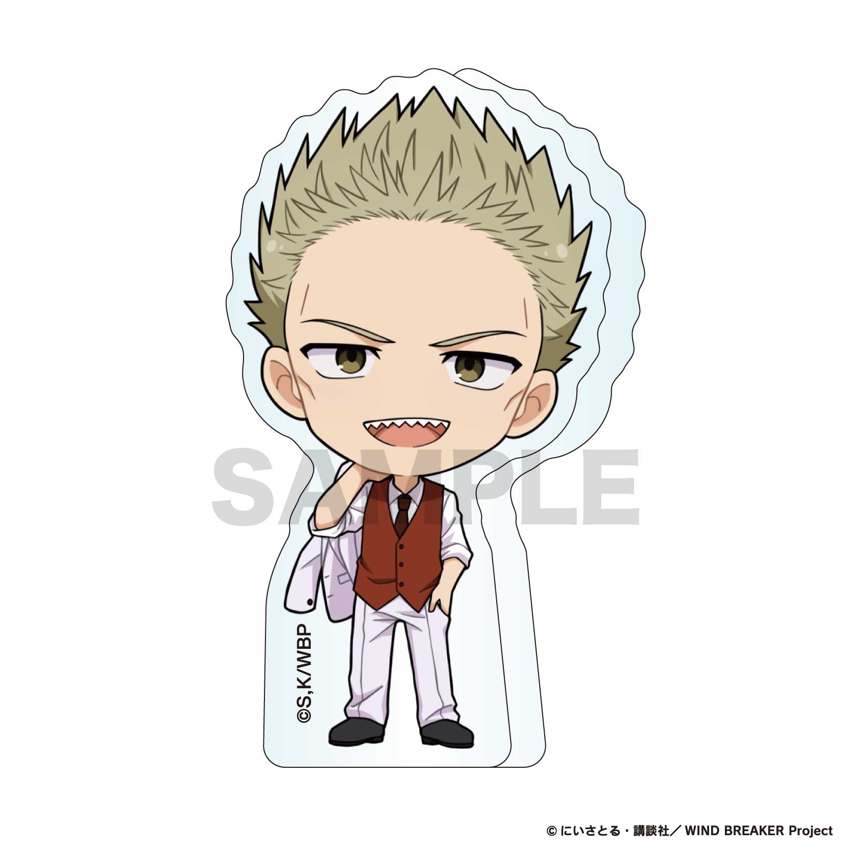 【新品/公式】 WIND BREAKER_ドミノアクリルフィギュア 柊登馬 公式グッズ 公式ライセンス colleize コレイズ アニメ キャラクター グッズ