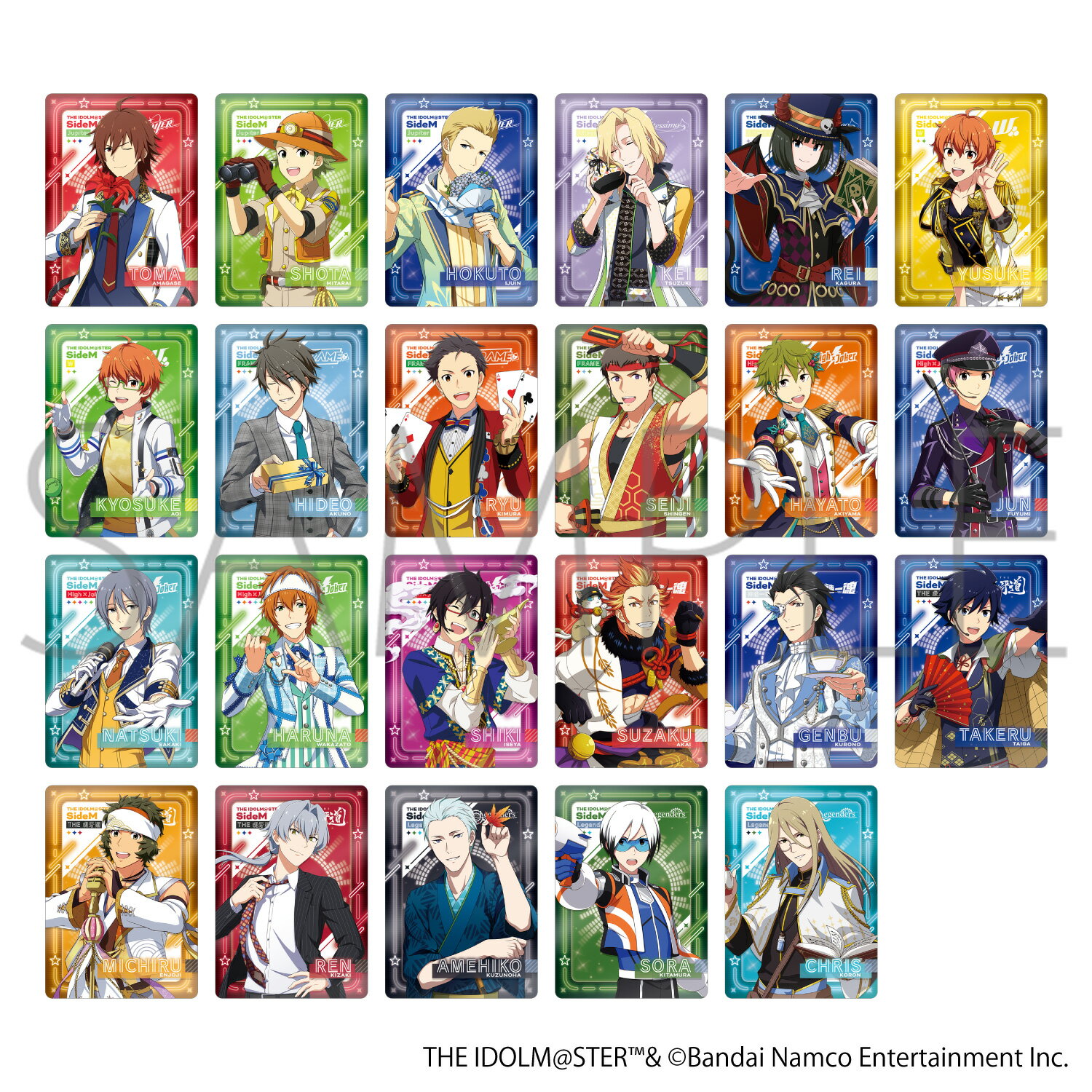 【新品/公式】 アイドルマスター SideM_ネオンコレクション／A-BOX　【BOX／10パック入り】 公式グッズ 公式ライセンス colleize コレイズ アニメ キャラクター グッズ