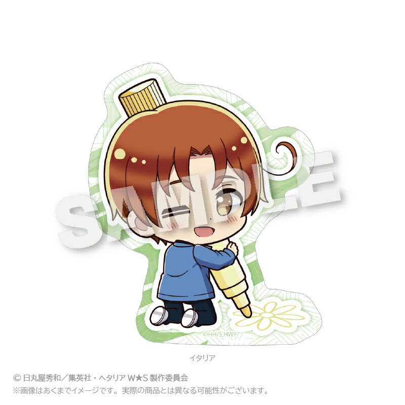 【新品/公式】 ヘタリア World★Stars_ミニキャラステッカー　おえかきっちょ ver.　イタリア 公式グッズ 公式ライセンス colleize コレイズ アニメ キャラクター グッズ