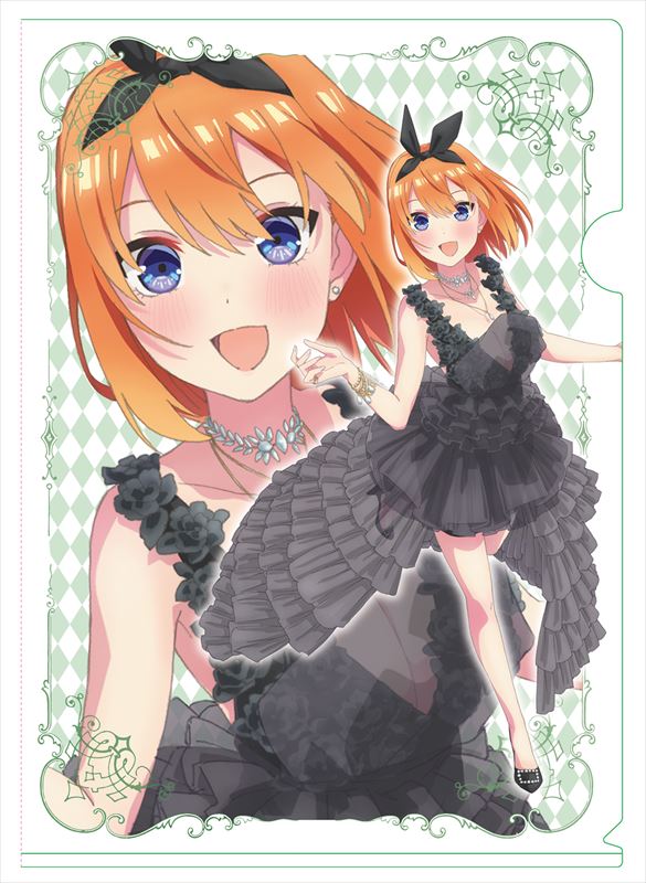 【新品/公式】 五等分の花嫁∬_クリアファイル【中野四葉】黒ドレス 公式グッズ 公式ライセンス colleize コレイズ アニメ キャラクター グッズ