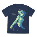 【新品/公式】 月姫 -A piece of blue glass moon-_Mサイズ_アルクェイド・ブリュンスタッド Tシャツ 月の記憶Ver./SLATE 公式グッズ 公式ライセンス colleize コレイズ アニメ キャラクター グッズ
