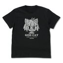 【新品/公式】 月姫 -A piece of blue glass moon-_Mサイズ_GOD CAT ネコアルク Tシャツ/BLACK 公式グッズ 公式ライセンス colleize コレイズ アニメ キャラクター グッズ