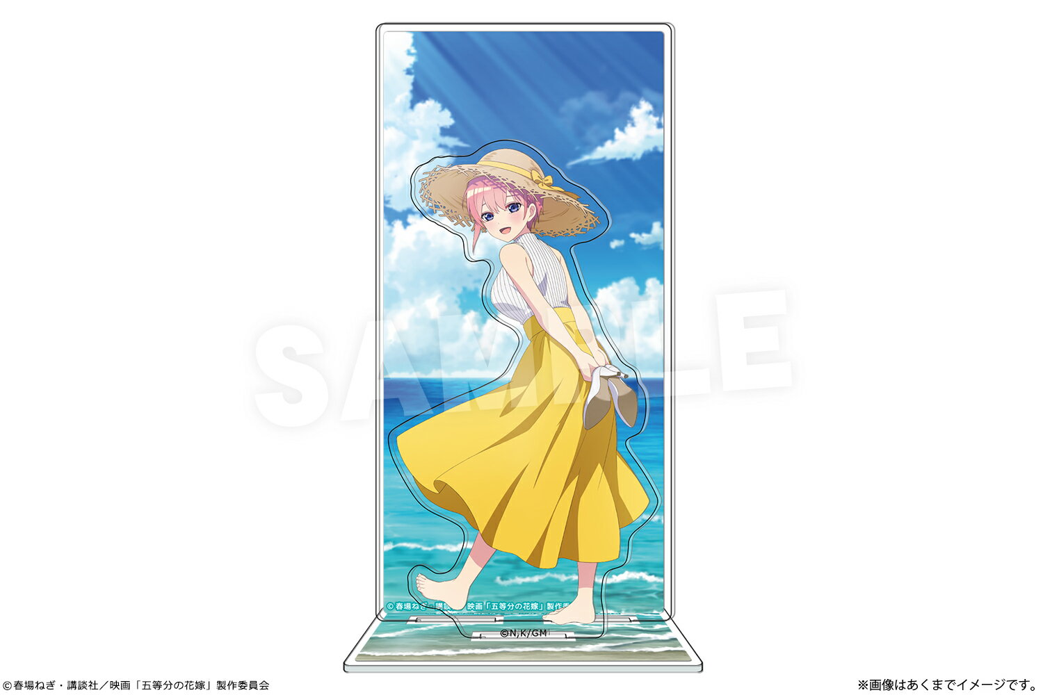 【新品/公式】 映画 五等分の花嫁_ジオラマアクリルフィギュア Ver. 砂浜デート 01 中野一花 公式グッズ 公式ライセンス colleize コレイズ アニメ キャラクター グッズ