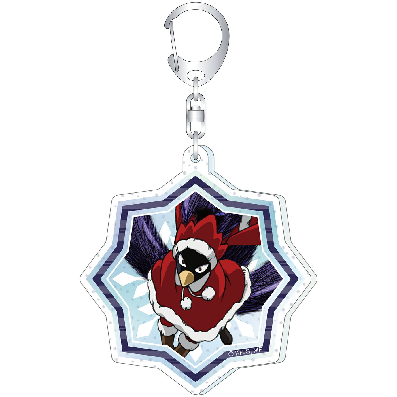 【新品/公式】 僕のヒーローアカデミア_ラメ入りアクリルキーホルダー／常闇 踏陰 公式グッズ 公式ライセンス colleize コレイズ アニメ キャラクター グッズ