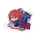 【新品/公式】 ブルーロック_?favorite series?　キラキラアクリルバッジ　千切 豹馬 公式グッズ 公式ライセンス colleize コレイズ アニメ キャラクター グッズ