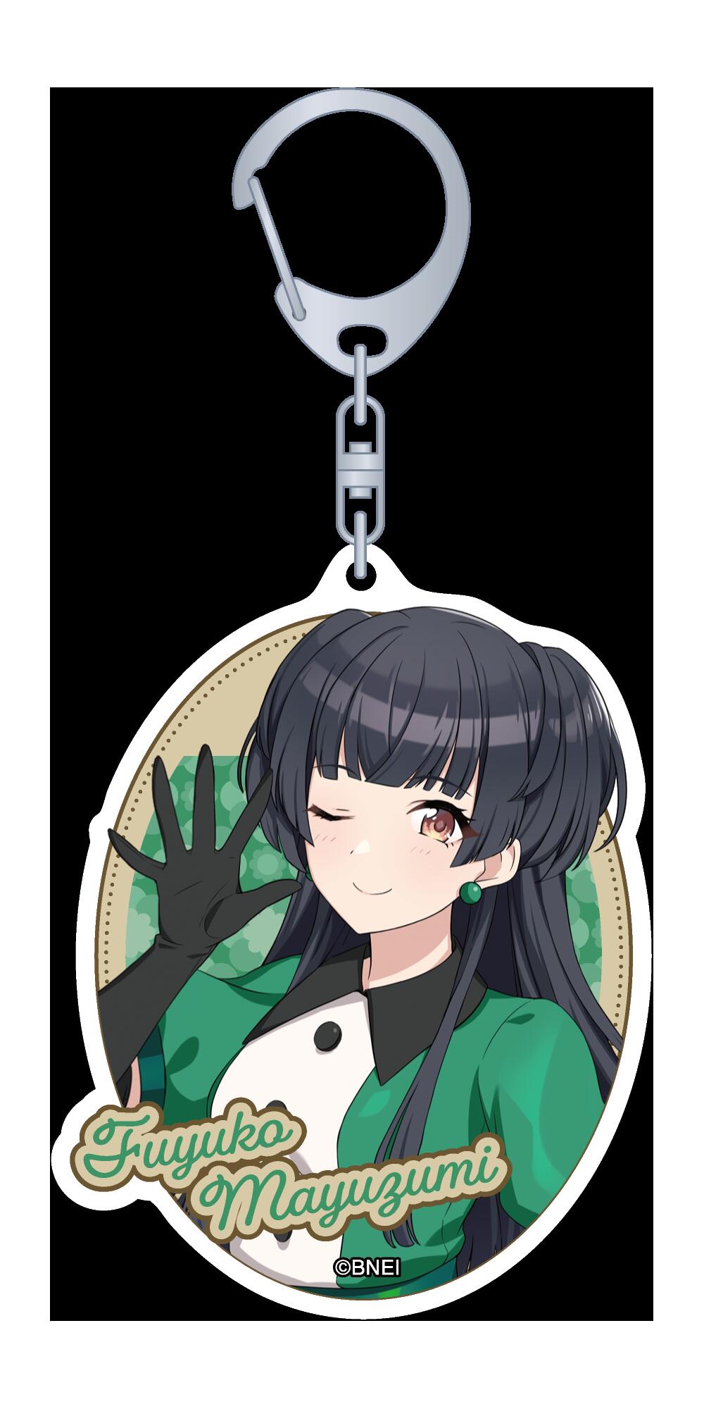 【新品/公式】 アイドルマスター シャイニーカラーズ_ラメアクリルキーホルダー／黛 冬優子 公式グッズ 公式ライセンス colleize コレイズ アニメ キャラクター グッズ