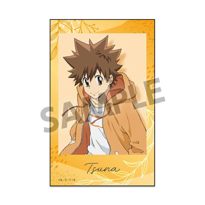 【新品/公式】 家庭教師ヒットマンREBORN!_インスタントフォト風ステッカー 沢田綱吉 公式グッズ 公式ライセンス colleize コレイズ アニメ キャラクター グッズ