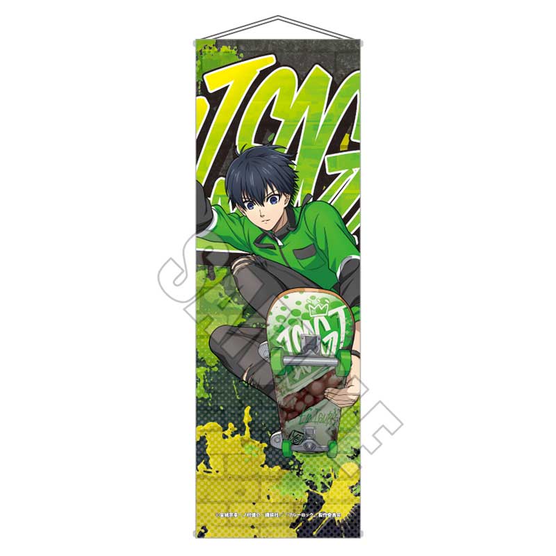 Rakuten - 【新品/公式】 ブルーロック_スリムタペストリー/潔 世一 スケーターver. 公式グッズ 公式ライセンス colleize コレイズ アニメ キャラクター グッズ