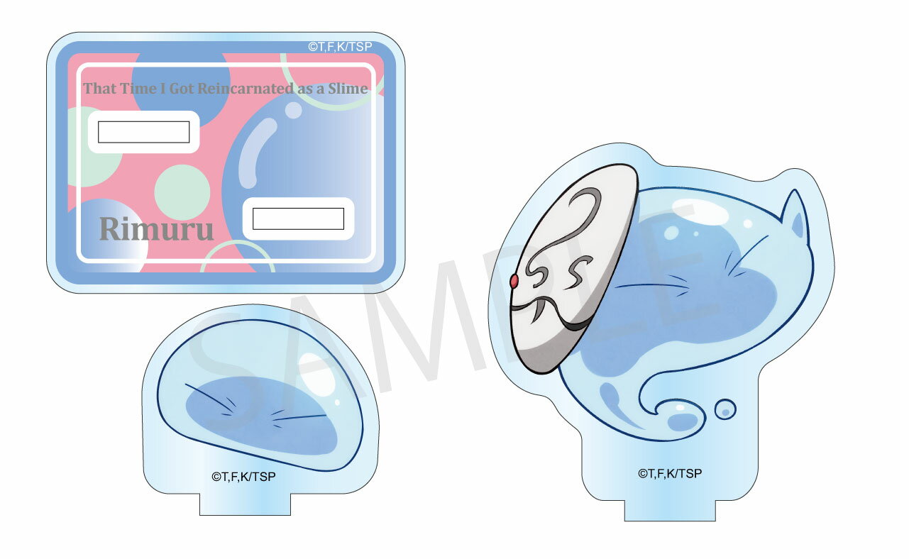 【新品/公式】 転生したらスライムだった件_ちゃいキャラぷらす　アクリルスタンド　リムル（スライム） 公式グッズ 公式ライセンス colleize コレイズ アニメ キャラクター グッズ
