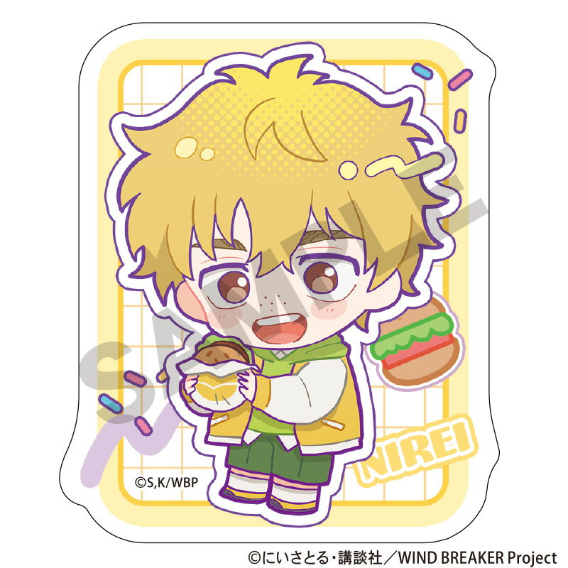 【新品/公式】 WIND BREAKER_アクリルクリップ　楡井秋彦　アメリカンポップ 公式グッズ 公式ライセンス colleize コレイズ アニメ キャラクター グッズ