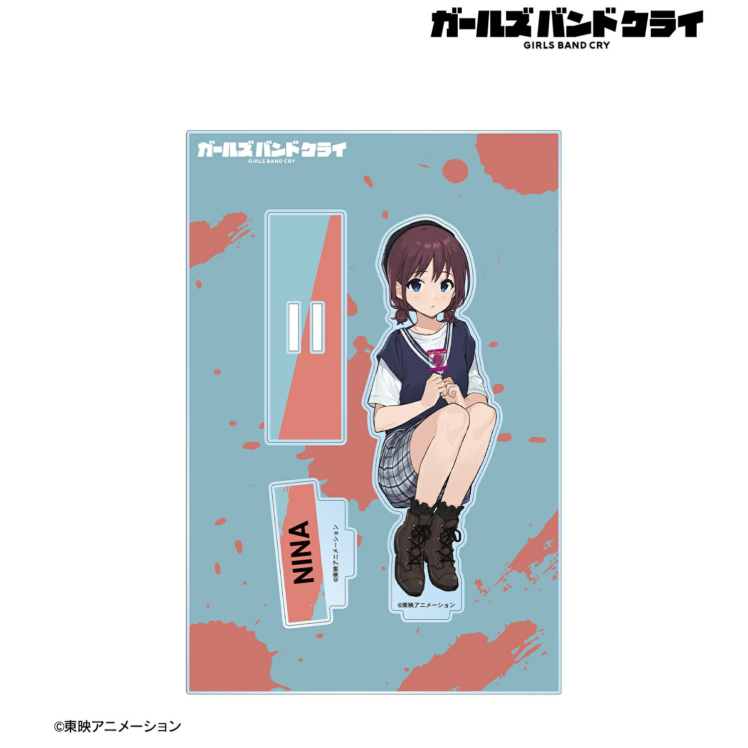 Rakuten - 【新品/公式】 ガールズバンドクライ_井芹 仁菜 パーツ付きBIGアクリルスタンド ver.B 公式グッズ 公式ライセンス colleize コレイズ アニメ キャラクター グッズ