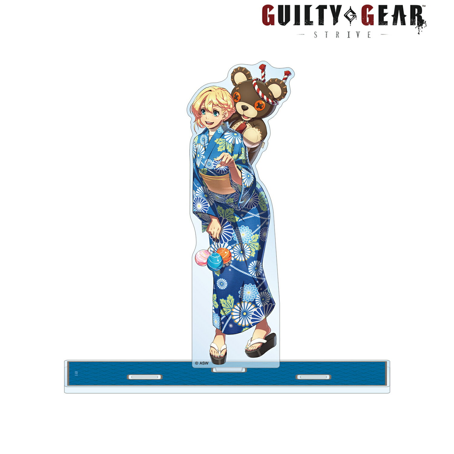 【新品/公式】 GUILTY GEAR -STRIVE-_描き下ろしイラスト ブリジット お祭りver. BIGアクリルスタンド 公式グッズ 公式ライセンス colleize コレイズ アニメ キャラクター グッズ