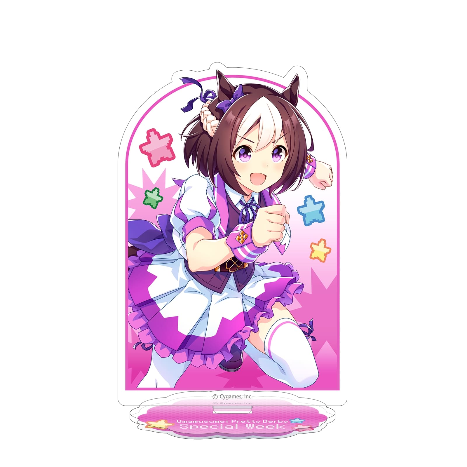 乐天商城 - 【新品/公式】 ウマ娘 プリティーダービー_アクリルスタンド ／スペシャルウィーク、熱血ハチャメチャ大感謝祭！ 公式グッズ 公式ライセンス colleize コレイズ アニメ キャラクター グッズ