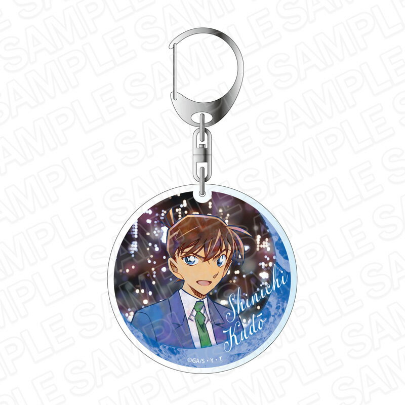 【新品/公式】 名探偵コナン_アクリルキーホルダー PALE TONE series 工藤新一 夜景 ver. 公式グッズ 公式ライセンス colleize コレイズ アニメ キャラクター グッズ