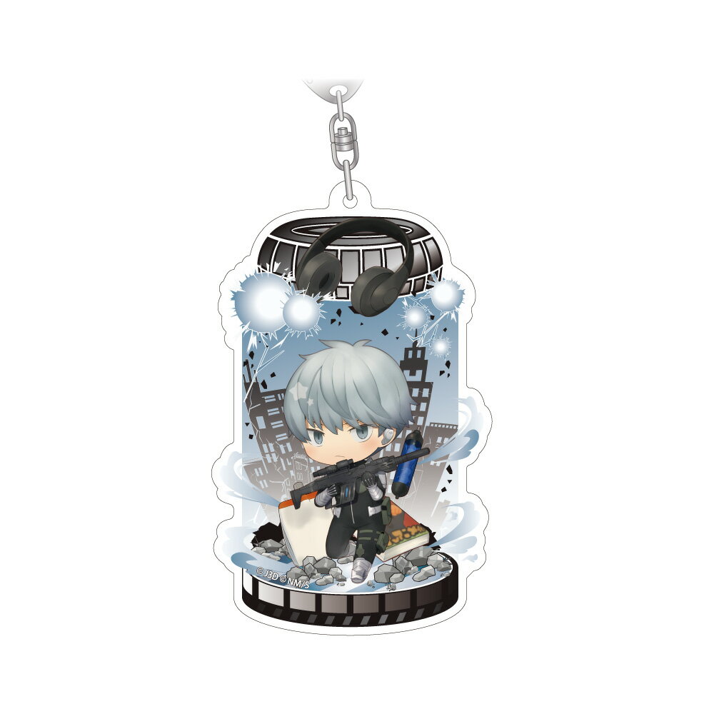 乐天商城 - 【新品/公式】 怪獣8号_きゃらとりあ アクリルキーホルダー 市川レノ 公式グッズ 公式ライセンス colleize コレイズ アニメ キャラクター グッズ