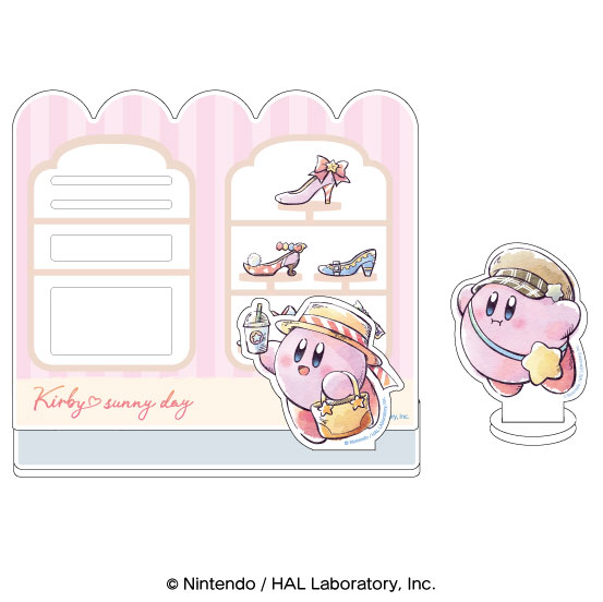【新品/公式】 星のカービィ_カービィ・サニーデイ アクセサリースタンド ?ひといきついて 公式グッズ 公式ライセンス colleize コレイズ アニメ キャラクター グッズ