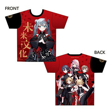 【新品/公式】 初音ミク シリーズ_Mサイズ_39Culture 2023 EXTRA COSPLAY フルグラフィックTシャツ 公式グッズ 公式ライセンス colleize コレイズ アニメ キャラクター グッズ
