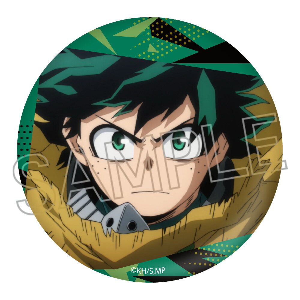 【新品/公式】 僕のヒーローアカデミア_キラキラ缶バッジ 緑谷出久 公式グッズ 公式ライセンス colleize コレイズ アニメ キャラクター グッズ