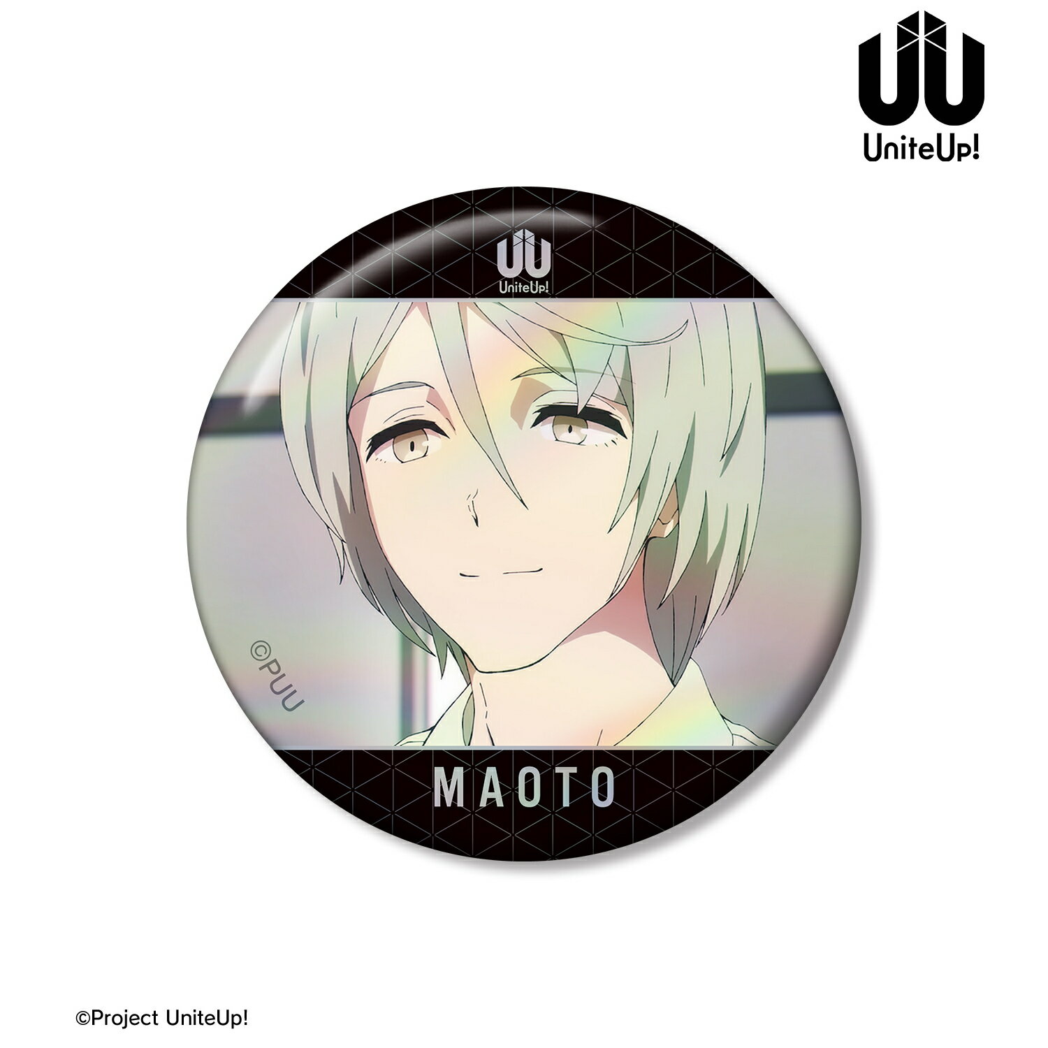 樂天商城 - 【新品/公式】 UniteUp!_辻堂真音 場面写オーロラ缶バッジ 公式グッズ 公式ライセンス colleize コレイズ アニメ キャラクター グッズ