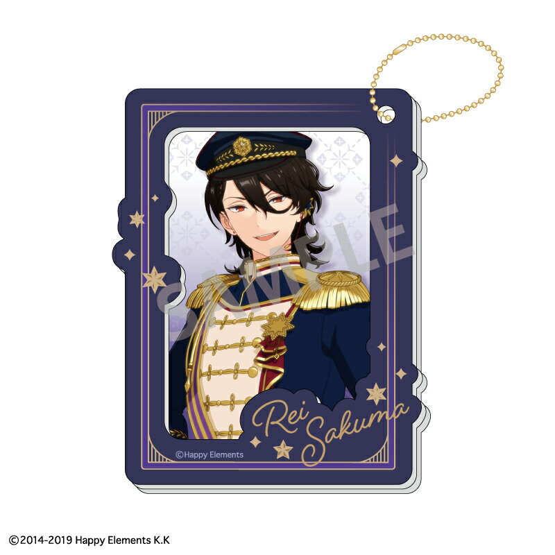 【新品/公式】 あんさんぶるスターズ！！追憶セレクション『エレメント』_アクリルキーホルダー2.5_朔間 零 公式グッズ 公式ライセンス colleize コレイズ アニメ キャラクター グッズ