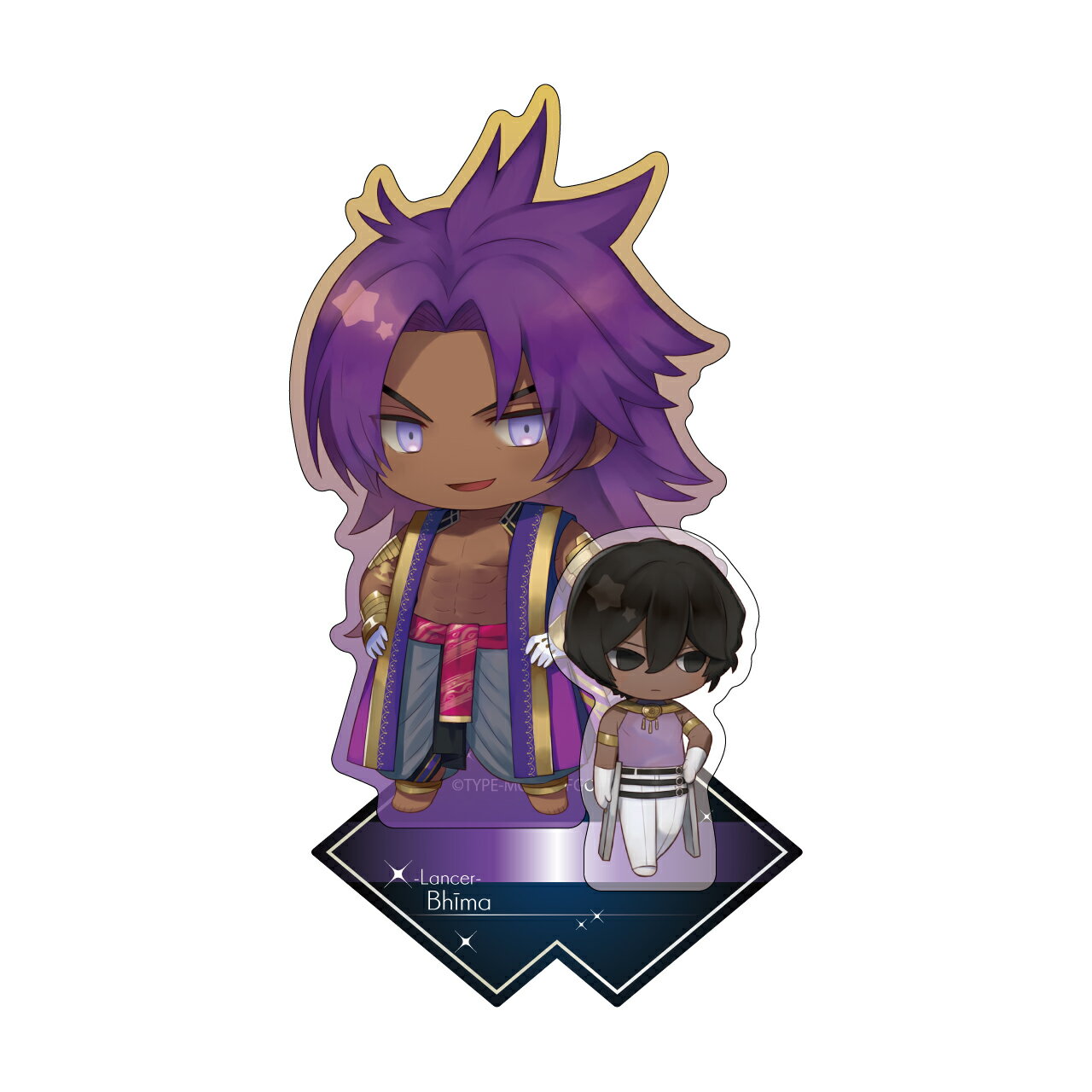 【新品/公式】 Fate/Grand Order_きゃらとりあ アクリルスタンド ランサー/ビーマ 公式グッズ 公式ライセンス colleize コレイズ アニメ キャラクター グッズ