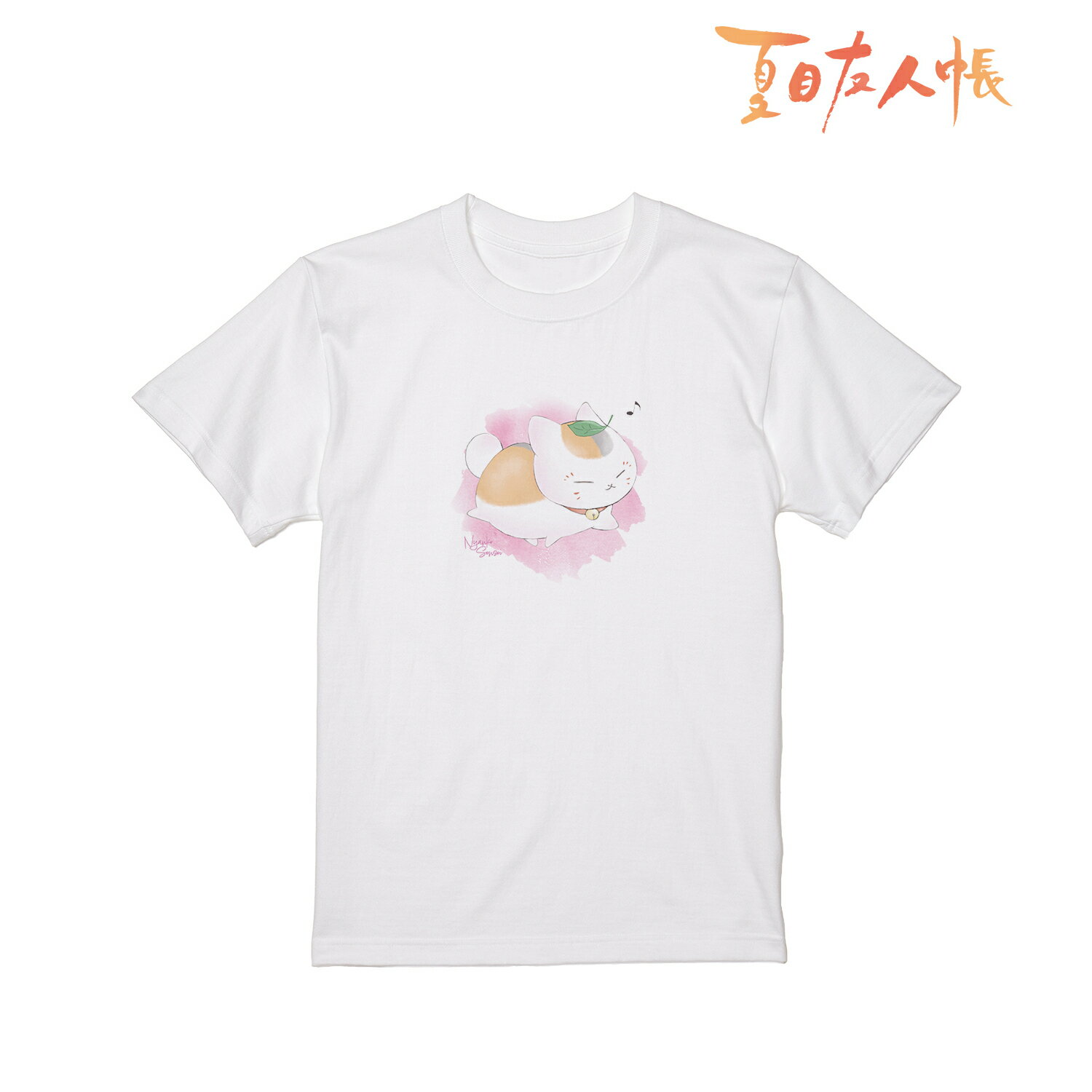 【新品/公式】 夏目友人帳_(サイズ/XL)_ニャンコ先生 デフォルメAni-Art Tシャツ モモイロレディース 公式グッズ 公式ライセンス colleize...