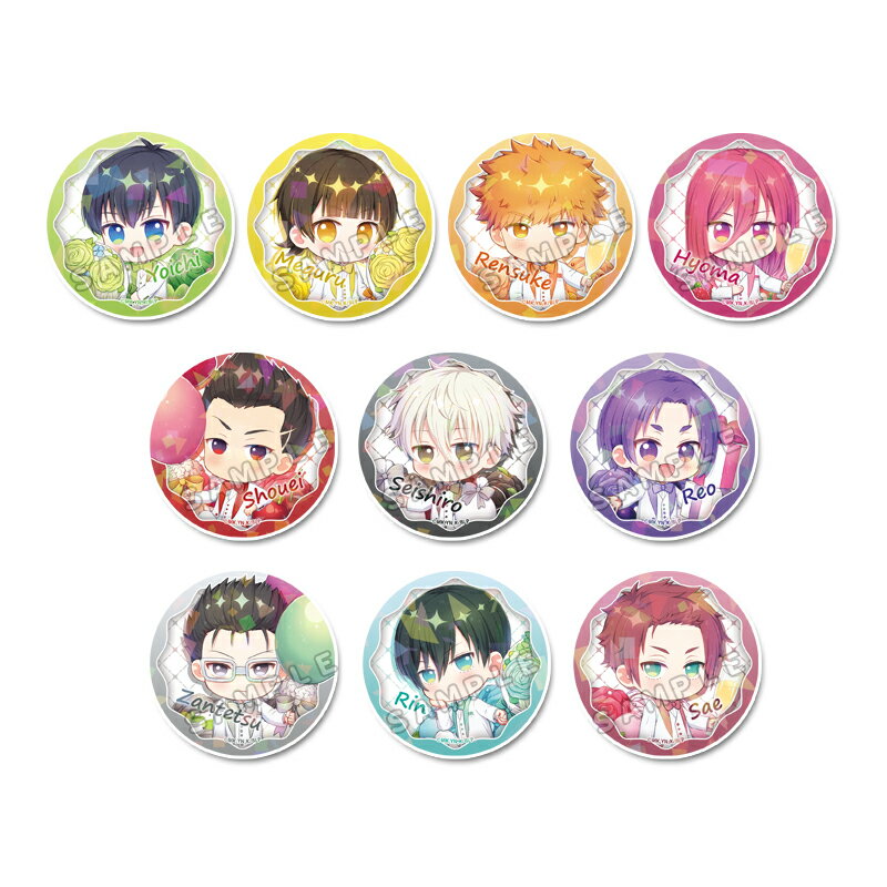 【新品/公式】 ブルーロック_ぷちちょこ トレーディングホログラム缶バッジ【お祝い】 【BOX／10個入】 公式グッズ 公式ライセンス colleize コレイズ アニメ キャラクター グッズ