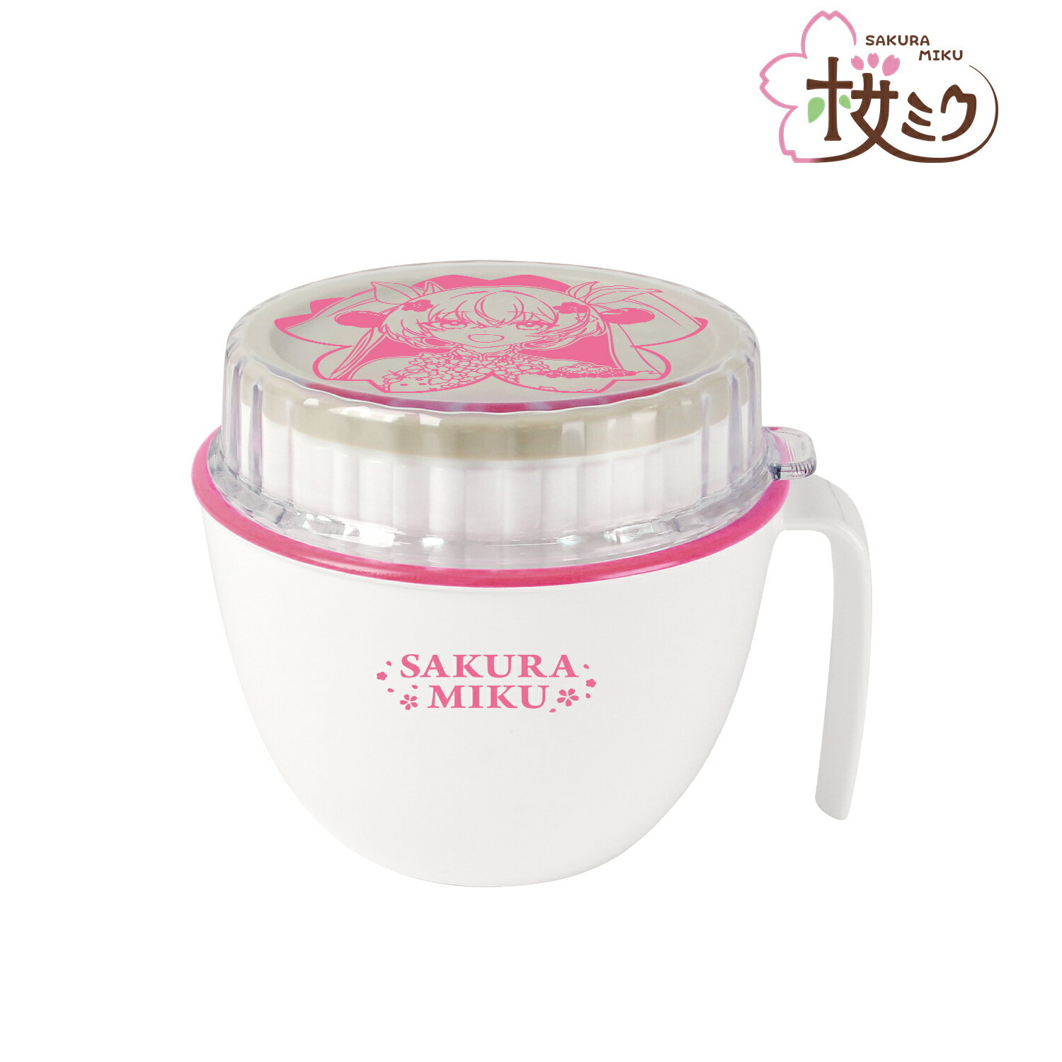 【新品/公式】 桜ミク_描き下ろし 桜ミク 桜パーティーver. Art by しゅがお マグランチボックス 公式グッズ 公式ライセンス colleize コレイズ アニメ キャラクター グッズ