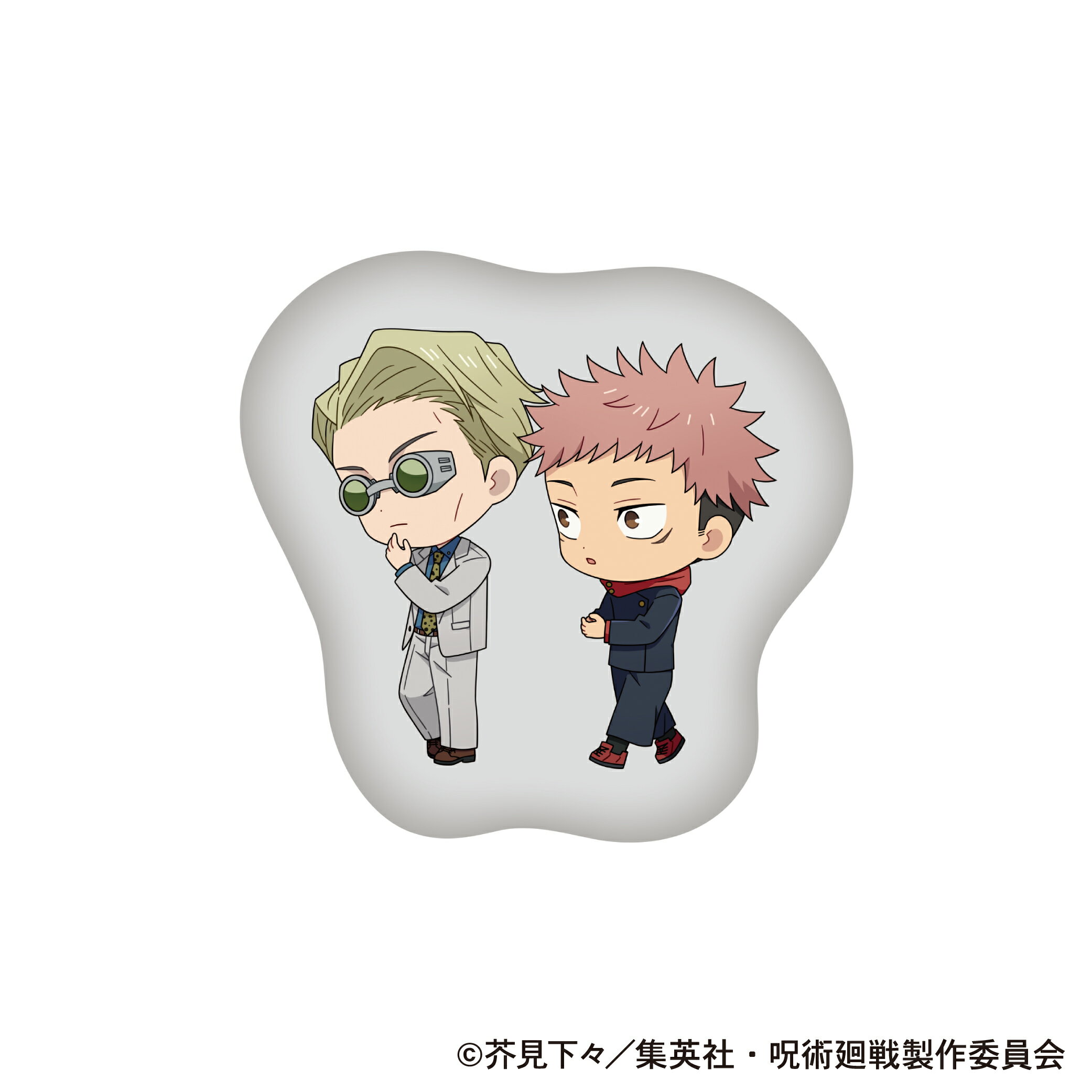 【新品/公式】 呪術廻戦　第2期_ダイカットクッション／虎杖 悠仁・七海 建人 公式グッズ 公式ライセンス colleize コレイズ アニメ キャラクター グッズ