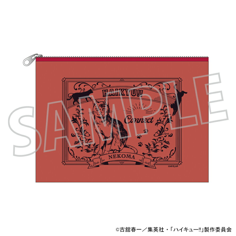 乐天商城 - 【新品/公式】 ハイキュー!!_クリアポーチ／音駒高校 公式グッズ 公式ライセンス colleize コレイズ アニメ キャラクター グッズ