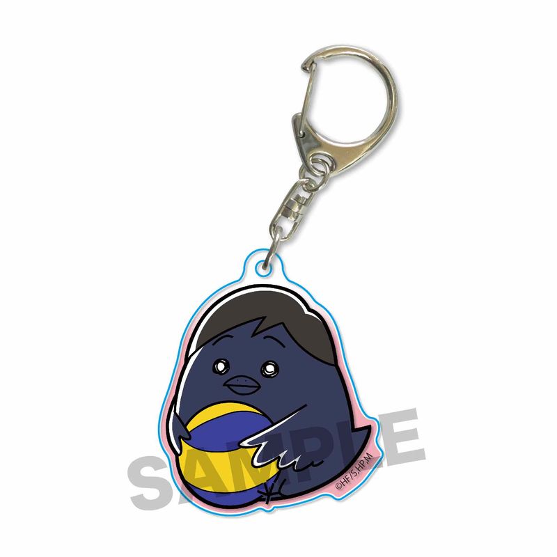 乐天商城 - 【新品/公式】ハイキュー!! TO THE TOP_ぎゅぎゅっとアクリルキーホルダー /縁下 力 公式グッズ colleize コレイズ アニメ キャラクター グッズ