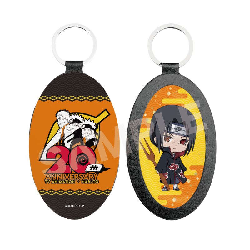 乐天商城 - 【新品/公式】NARUTO-ナルト-疾風伝_レザーキーホルダー /05 うちはイタチ 公式グッズ colleize コレイズ アニメ キャラクター グッズ
