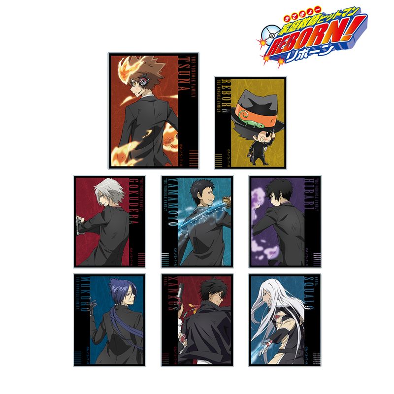 【新品/公式】家庭教師ヒットマンREBORN!_描き下ろしイラスト 戦う背中ver. トレーディングアクリルカード（単位/単品） 公式グッズ colleize コレイズ アニメ キャラクター グッズ