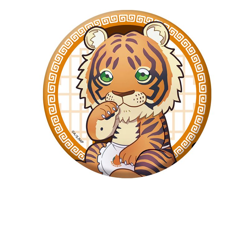 【新品/公式】ラーメン赤猫_ぺたん娘缶バッジ クリシュナ 公式グッズ colleize コレイズ アニメ キャラクター グッズ