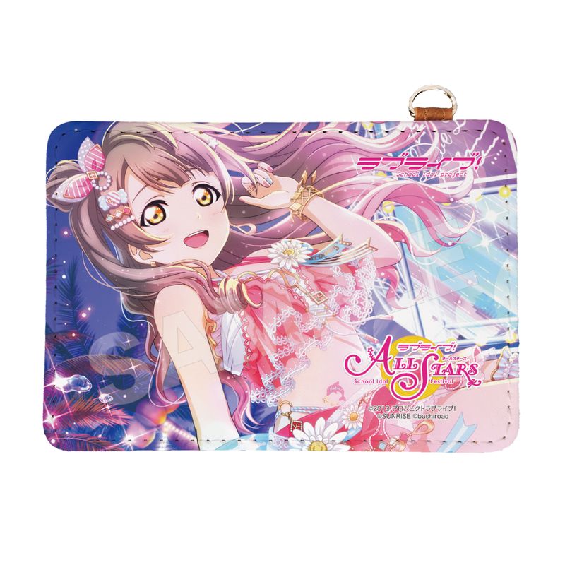 ■アイテム説明：PUレザー製で高級感のあるパスケース4582689080574 ■素材：PUレザー■サイズ：約102×72mm■作品名：ラブライブ！シリーズ（らぶらいぶ）